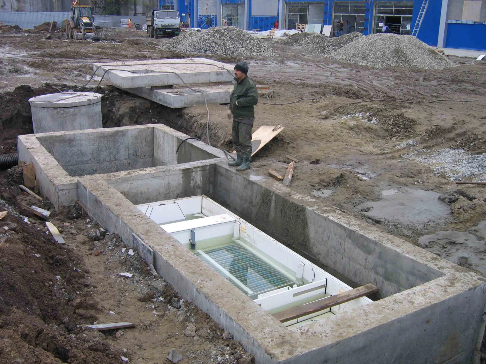 локальные очистные сооружения.